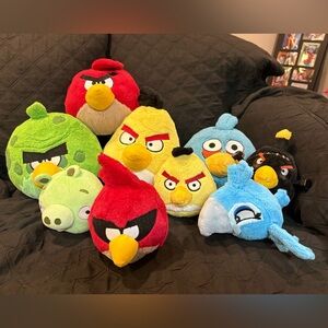 Angry Birds Plush Toy - Multi-Color Character Set
